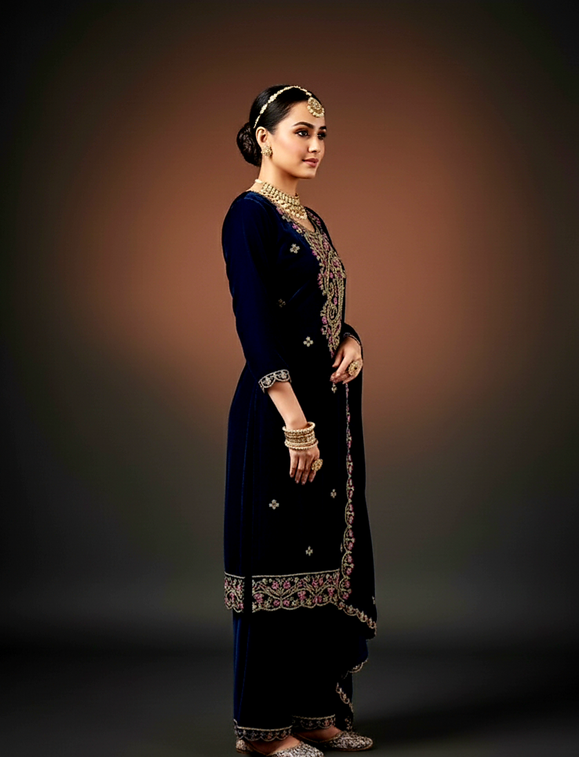 Noor velvet Heritage suit