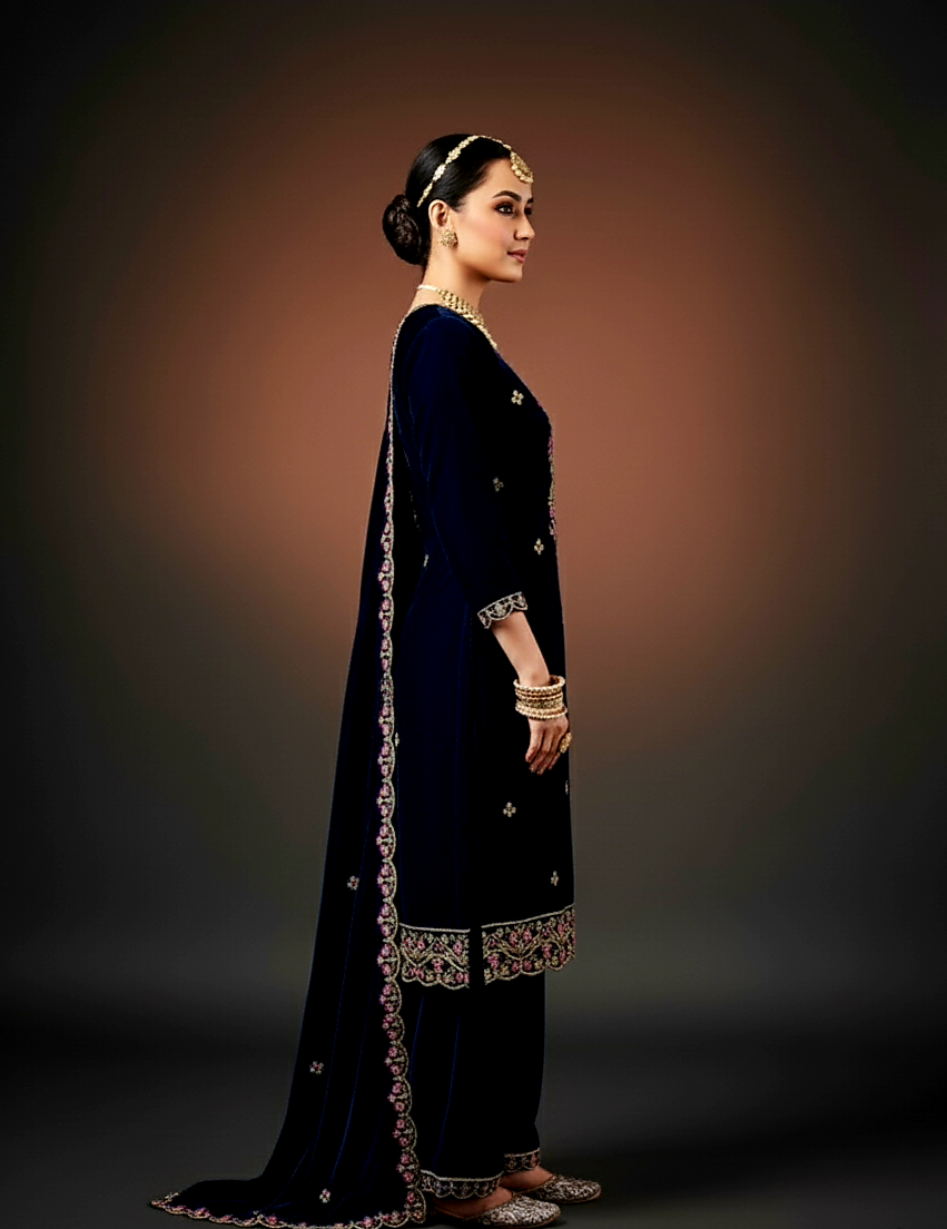 Noor velvet Heritage suit