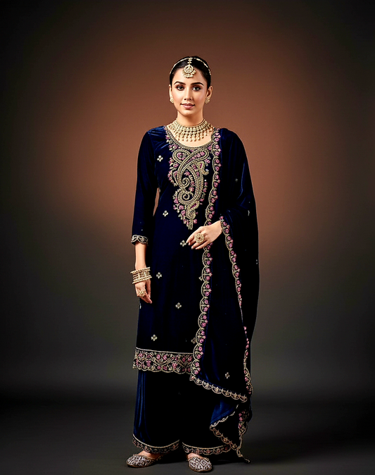 Noor velvet Heritage suit